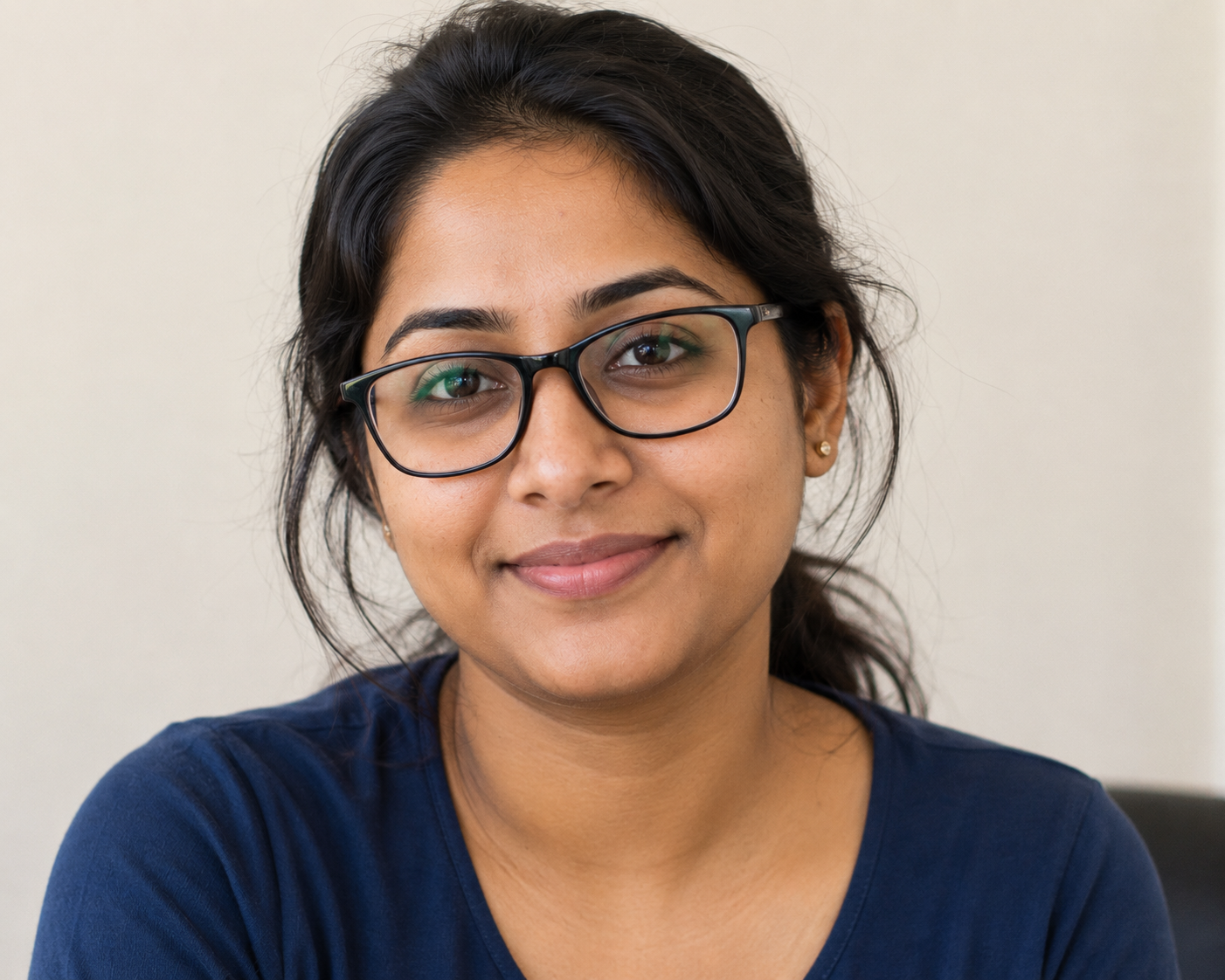 Student in an online tutoring session
